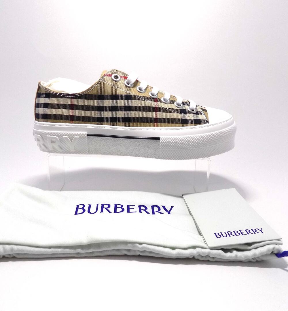 Burberry Jack Low-Top Sneakers Women's- Size 9- Brand New, Authentic!